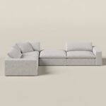 Orvella Repose Grey Modular 3 Seater Sofa with Corner Module
