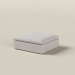 Orvella Repose Grey Ottoman