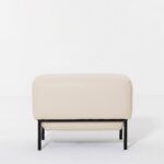 Lunis Off White Compact Ottoman