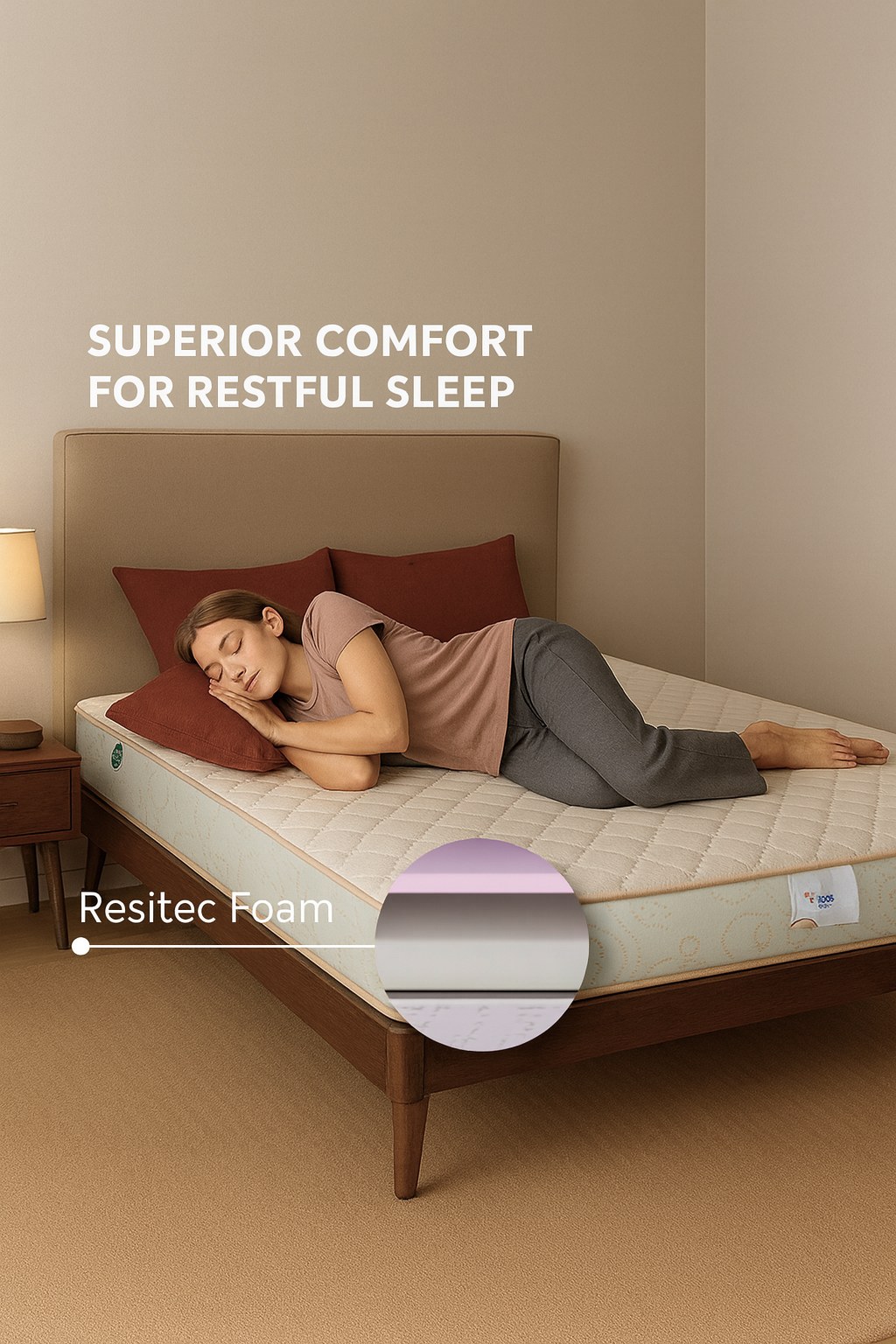 Utsav 2.0 Mattress Soft Resitec Foam - Image 2