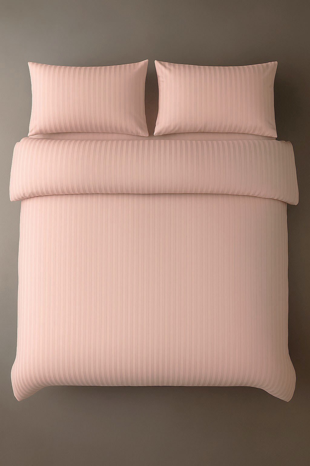 Pink Striped Bed Sheet, Duvet Cover & Pillowcase Set