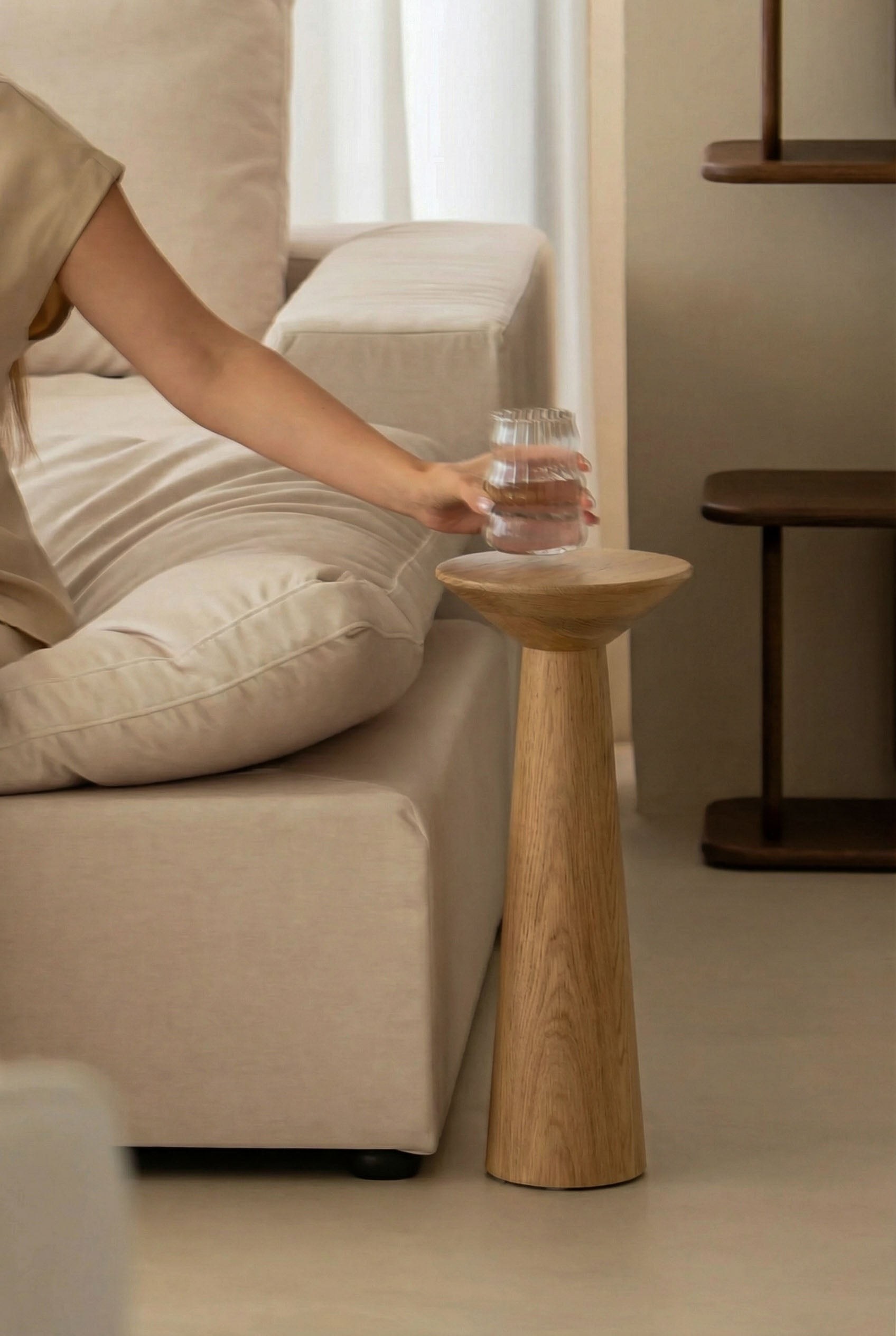 Jace Natural Wood Side Table - Image 2