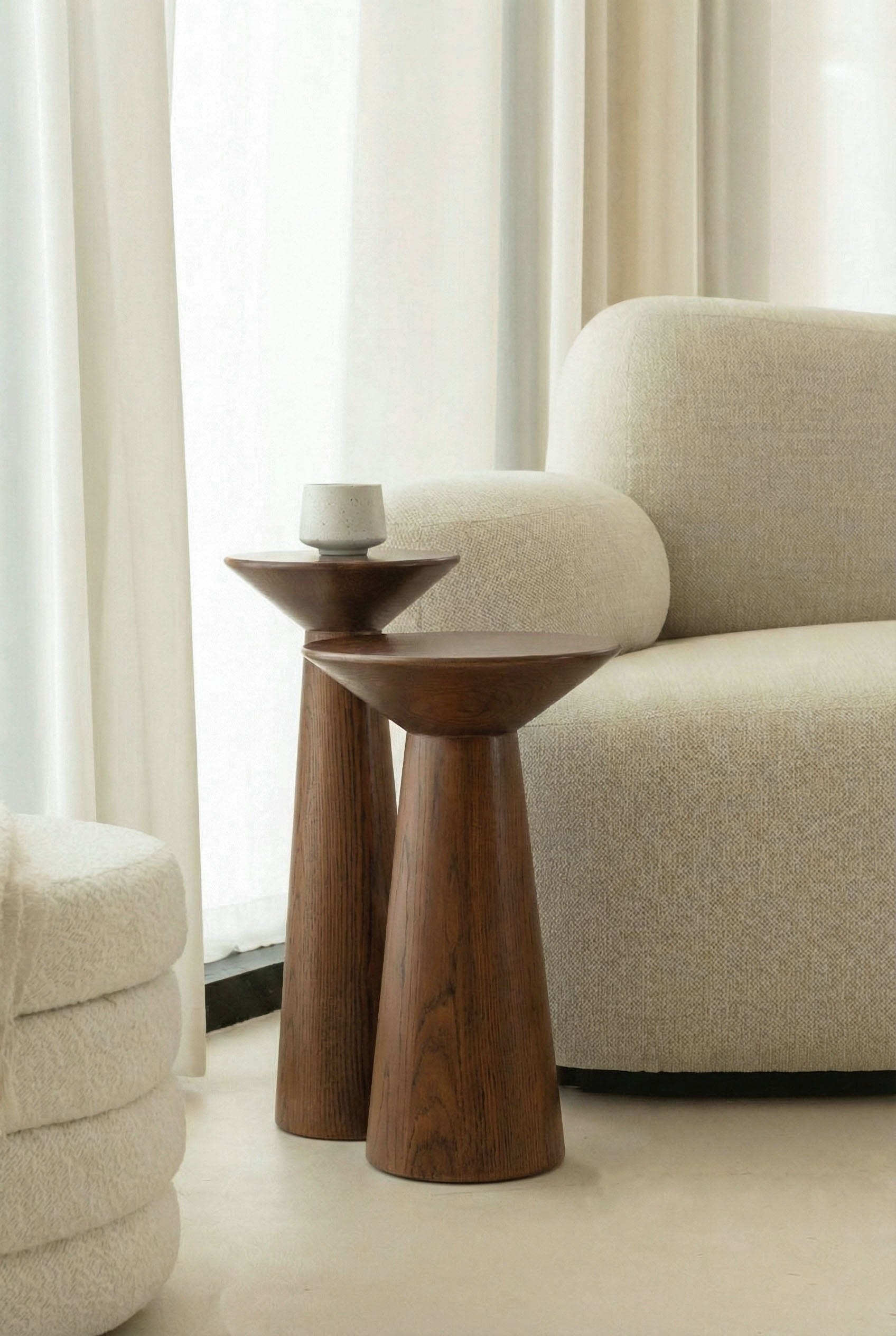 Jace Dark Wood Side Table