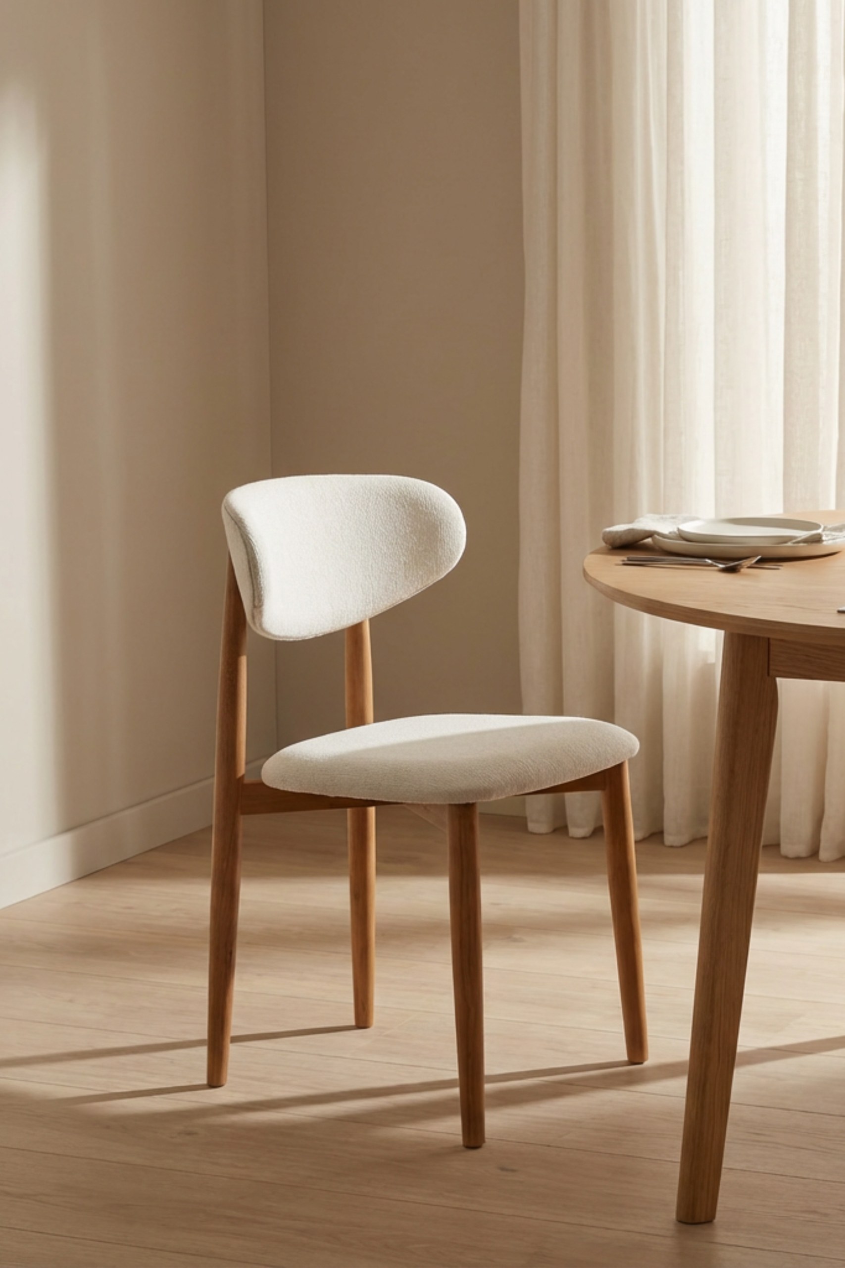 Alto Off White Lightwood Dining Chair