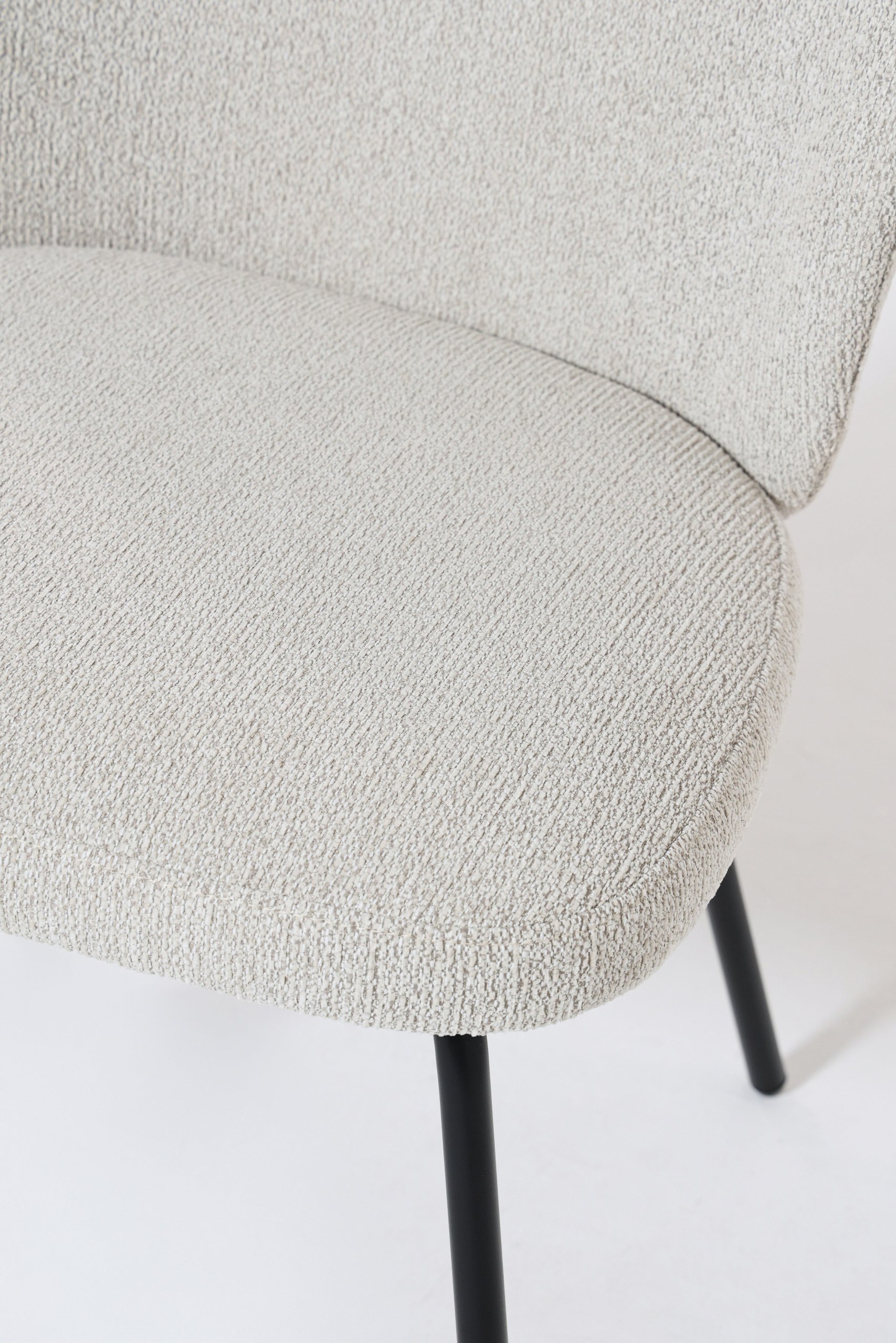 Tivra Ash Grey Dining Chair - Image 2