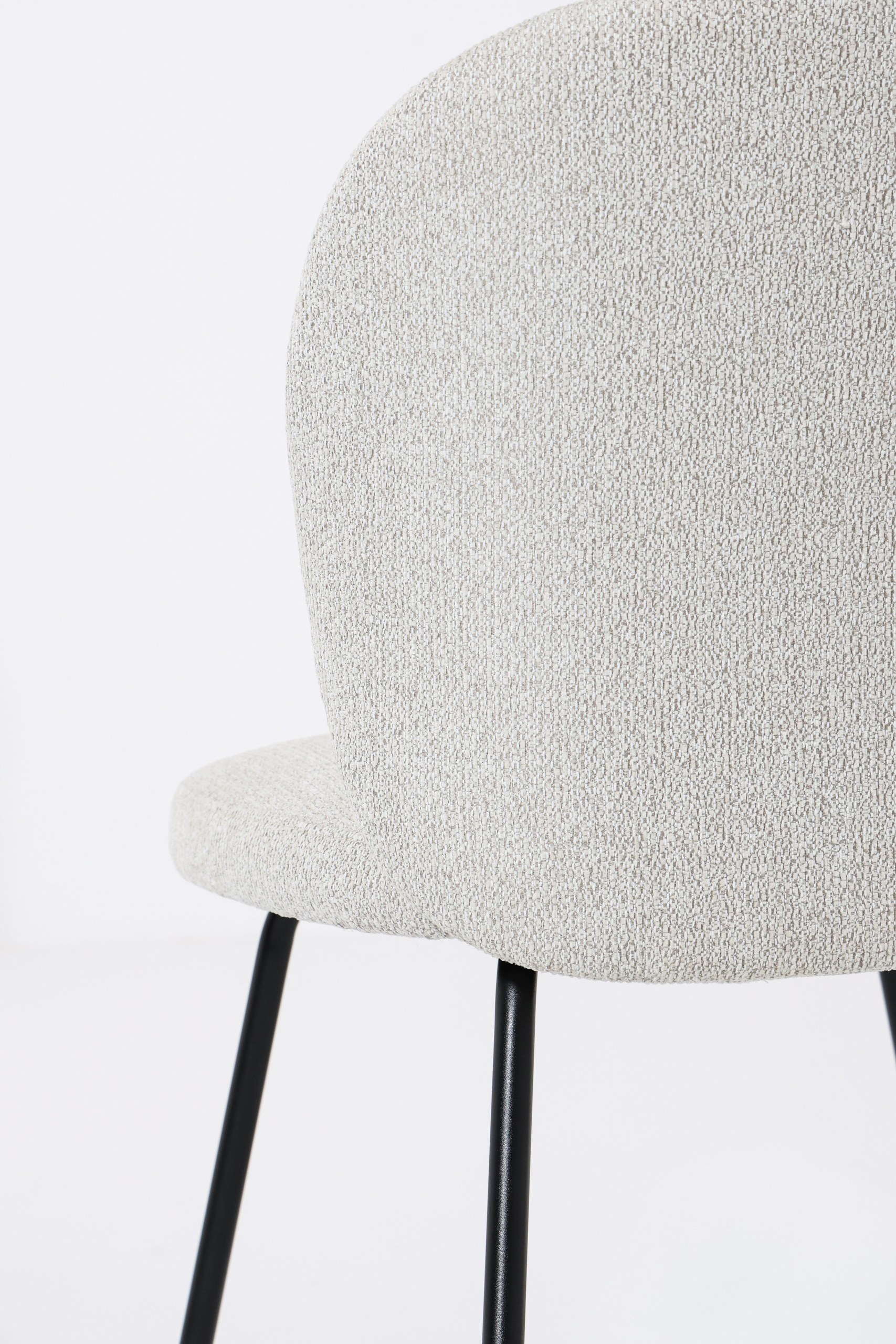 Tivra Ash Grey Dining Chair - Image 3