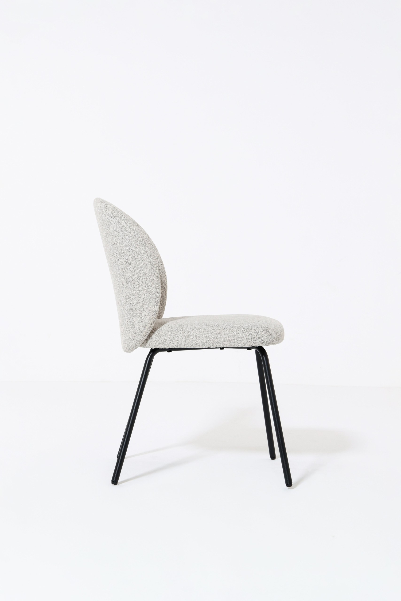 Tivra Ash Grey Dining Chair - Image 6