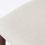 Alto Off White Darkwood Bar Stool