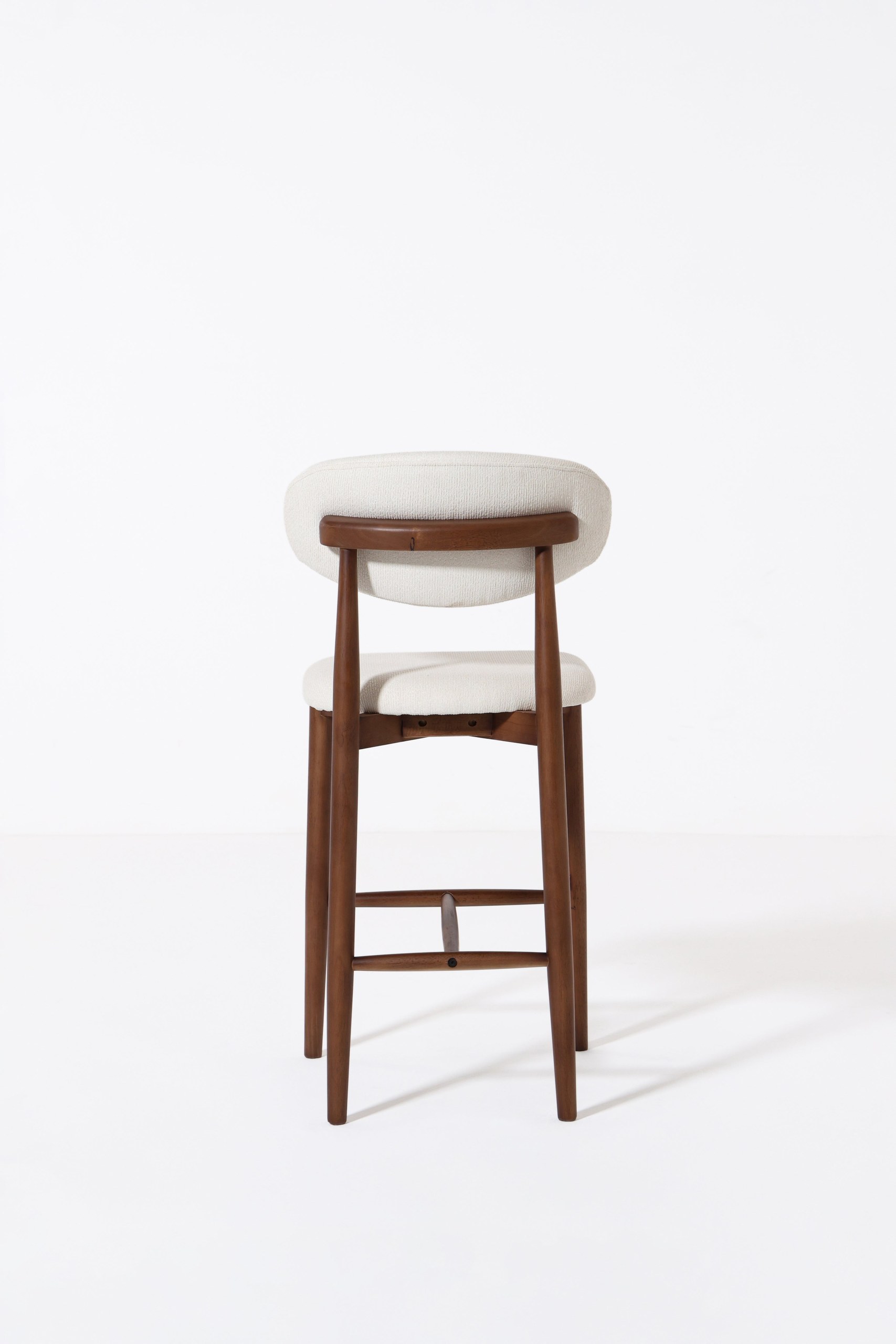 Alto Off White Darkwood Bar Stool - Image 9