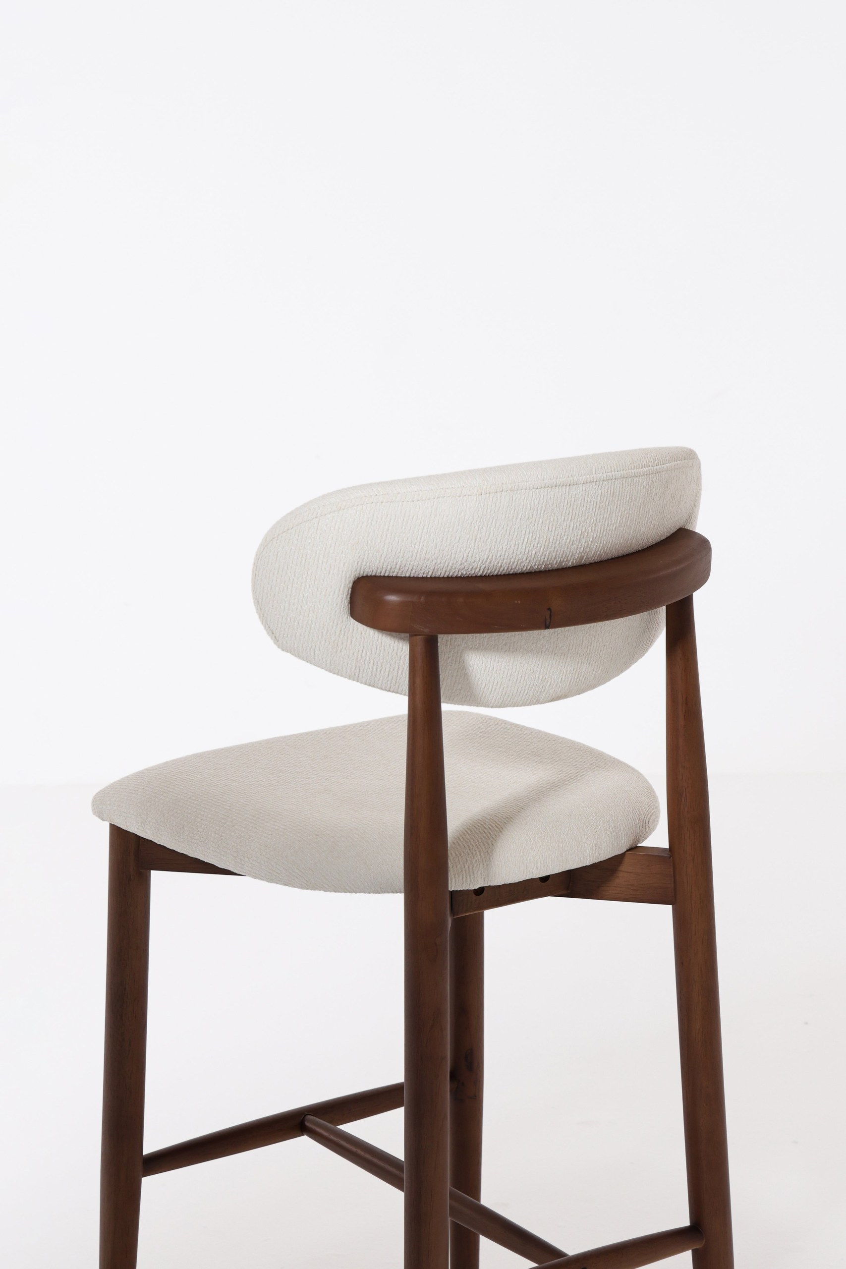 Alto Off White Darkwood Bar Stool - Image 10
