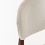 Alto Off White Darkwood Bar Stool