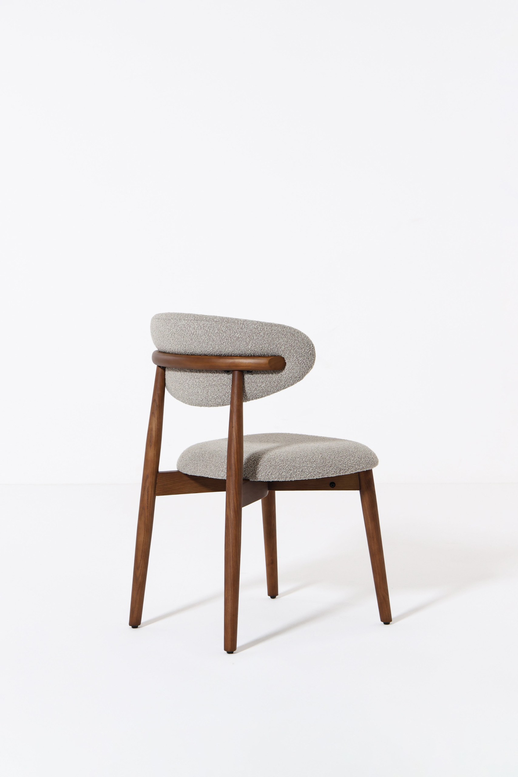 Alto Greige Wooden Dining Chair - Image 6