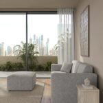 Aysun Stone Grey Modular Sofa with Ottoman