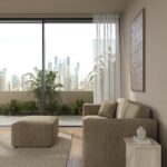 Aysun Warm Biscotti Modular Sofa with Ottoman