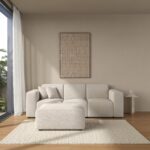 Aysun Oat Cream Modular Sofa with Ottoman