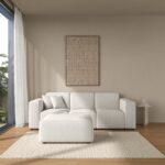 Aysun Frost Line Modular Sofa with Ottoman