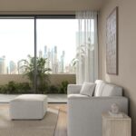 Aysun Frost Line Modular Sofa with Ottoman