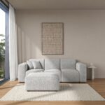 Aysun Frosted Pebble Modular Sofa with Ottoman