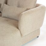 Briella Creamstone Glow 3 Seater Sofa With Chaise