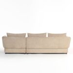 Briella Creamstone Glow 3 Seater Sofa With Chaise