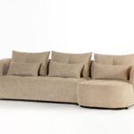 Briella Creamstone Glow 3 Seater Sofa With Chaise