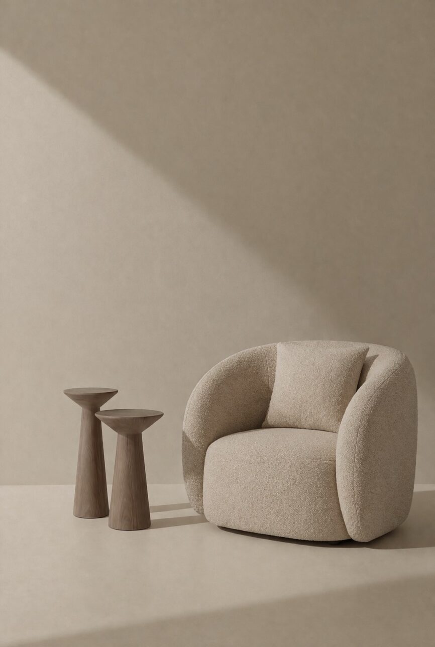 Amanti Soft Sand Lounge Sofa Chair