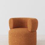 Odelia Terracotta Orange Sofa Arm Chair