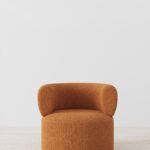 Odelia Terracotta Orange Sofa Arm Chair
