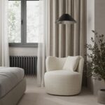 Bronte Oat Beige Swivel Sofa Chair