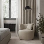 Bronte Cream Swivel Sofa Chair