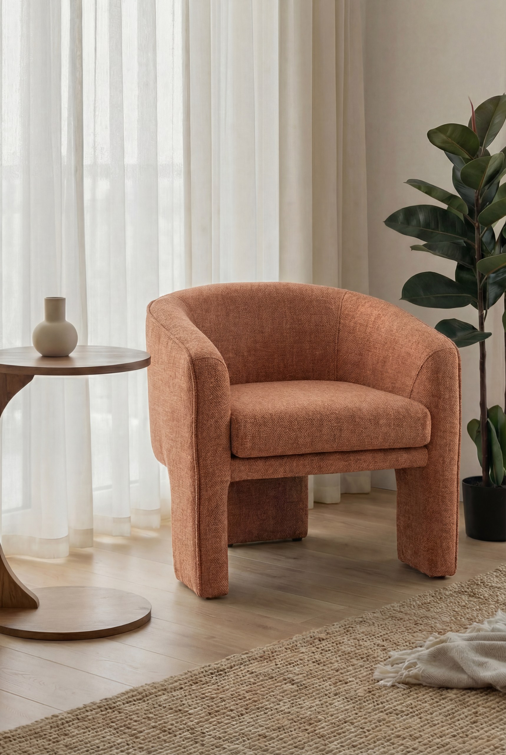 Kendra Rust Brown Dining Chair