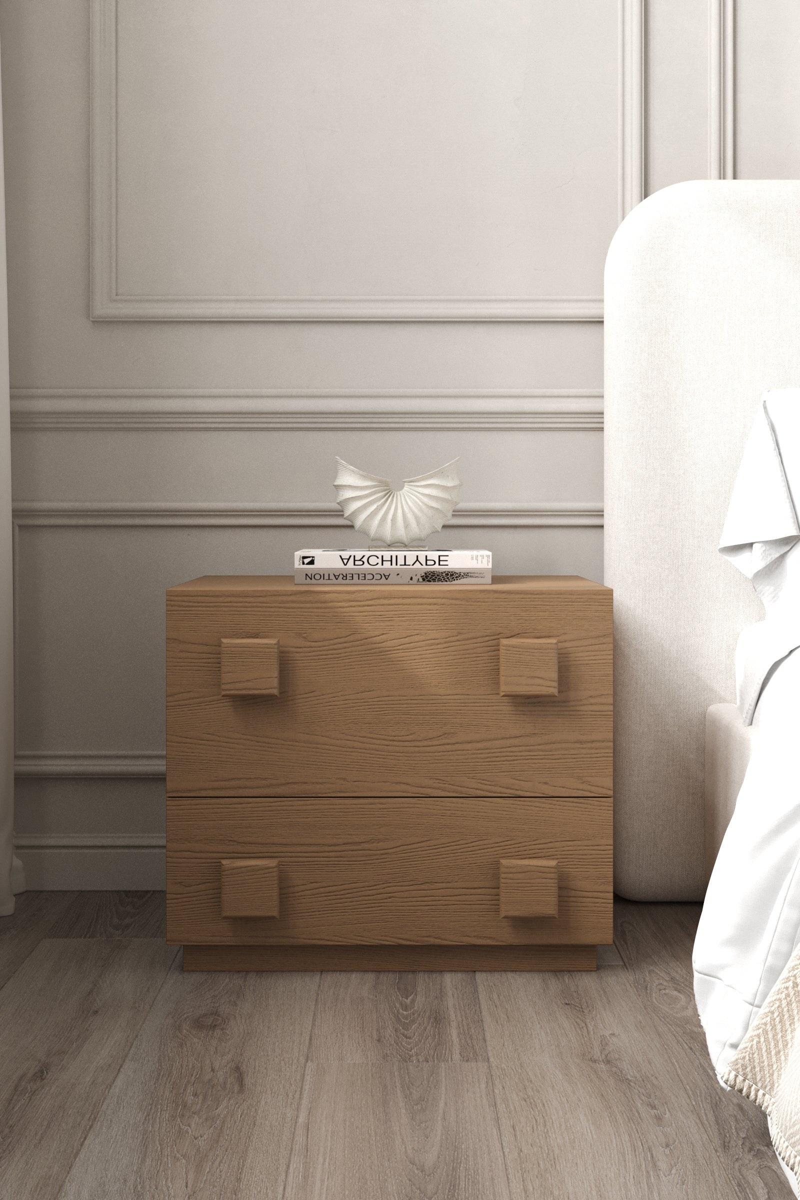 Tessera Honey Oak Bedside Cabinet