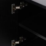 Nolan Black Wooden TV Unit