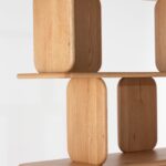 Lunova Natural Wooden Bookcase