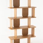 Lunova Natural Wooden Bookcase