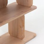 Lunova White Ash Wooden Bookcase