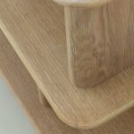 Lunova White Ash Wooden Bookcase