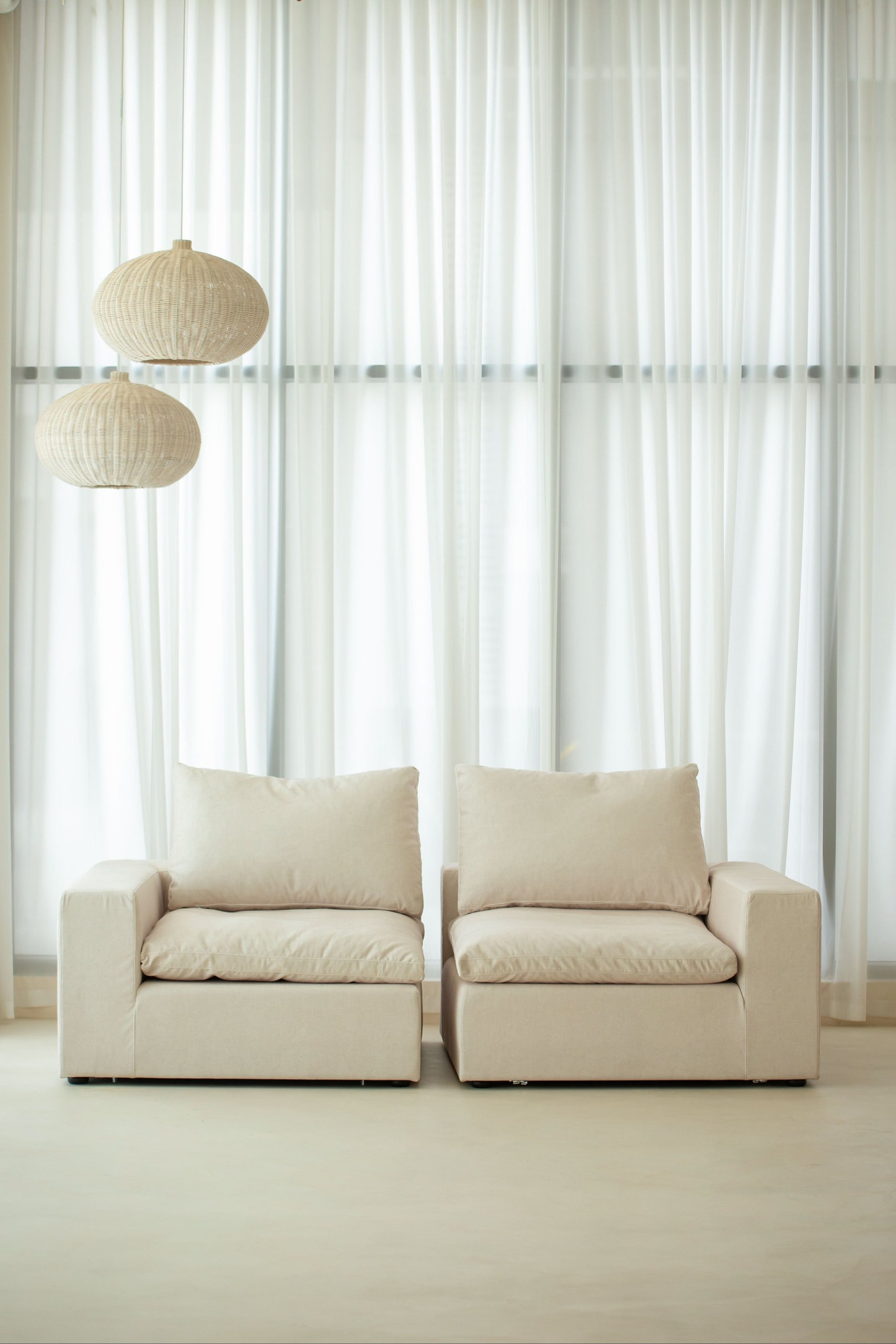 Orvella Light Beige 2 Seater Sofa - Image 4