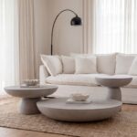 Mondo Ash Grey Concrete Coffee Table Set