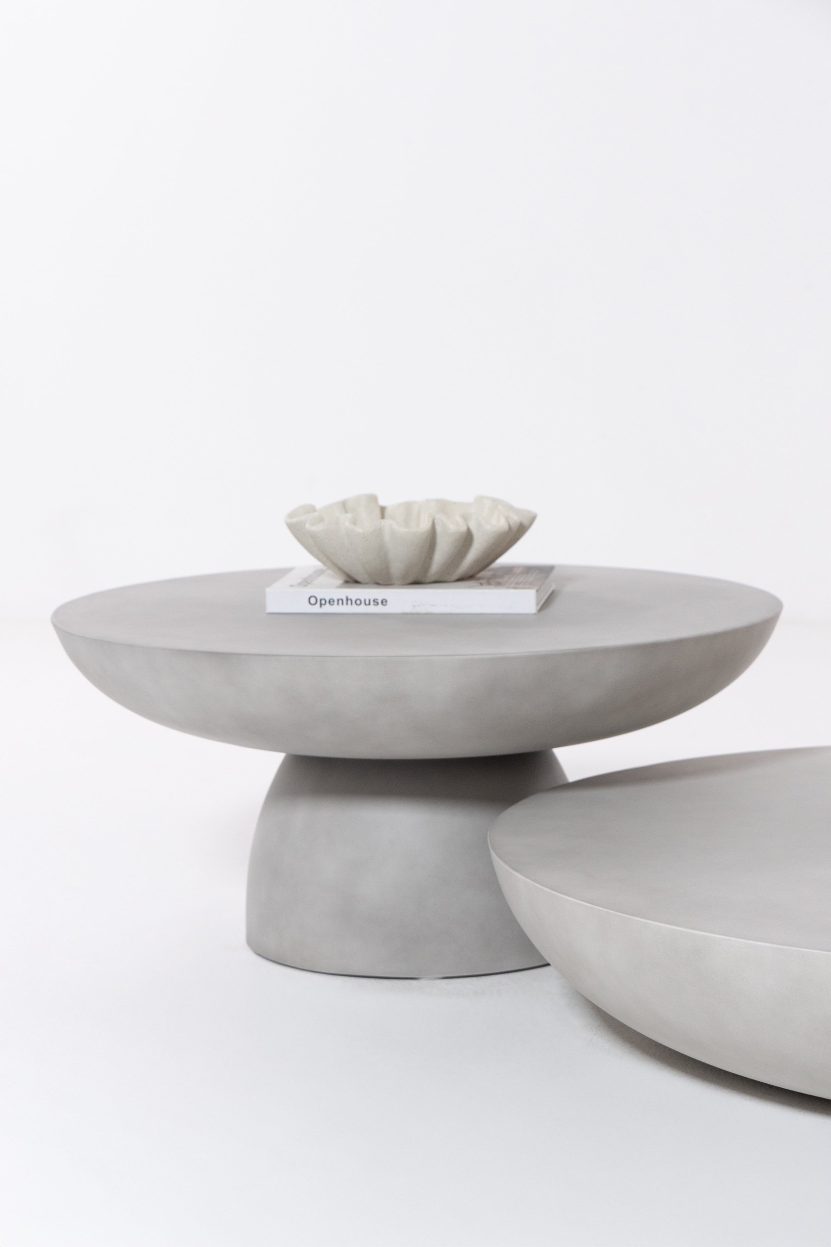 Mondo Ash Grey Concrete Coffee Table Set - Image 5