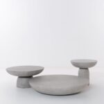 Mondo Ash Grey Concrete Coffee Table Set