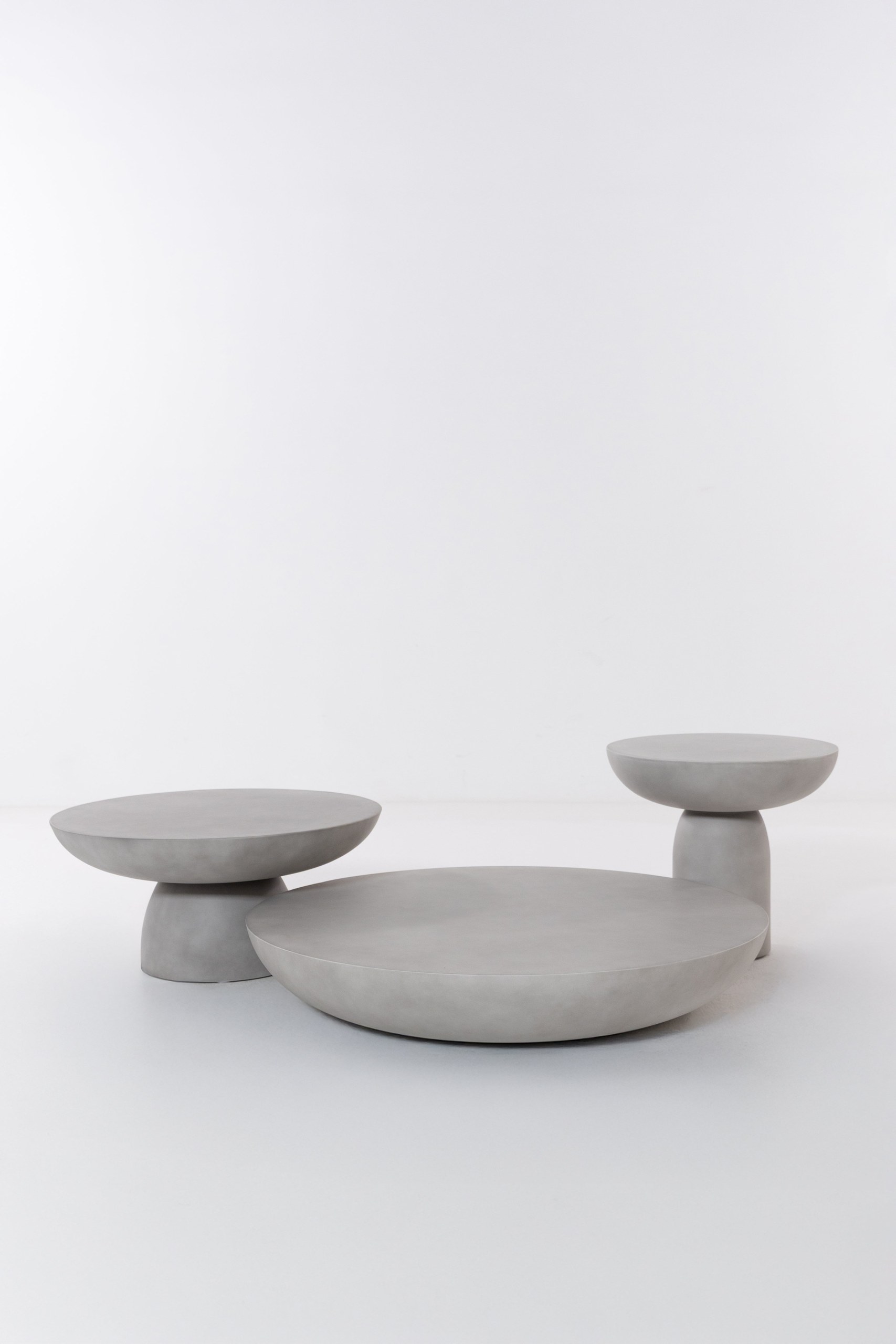 Mondo Ash Grey Concrete Coffee Table Set - Image 11