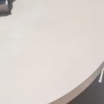 Funda Off White Microconcrete Outdoor Dining Set
