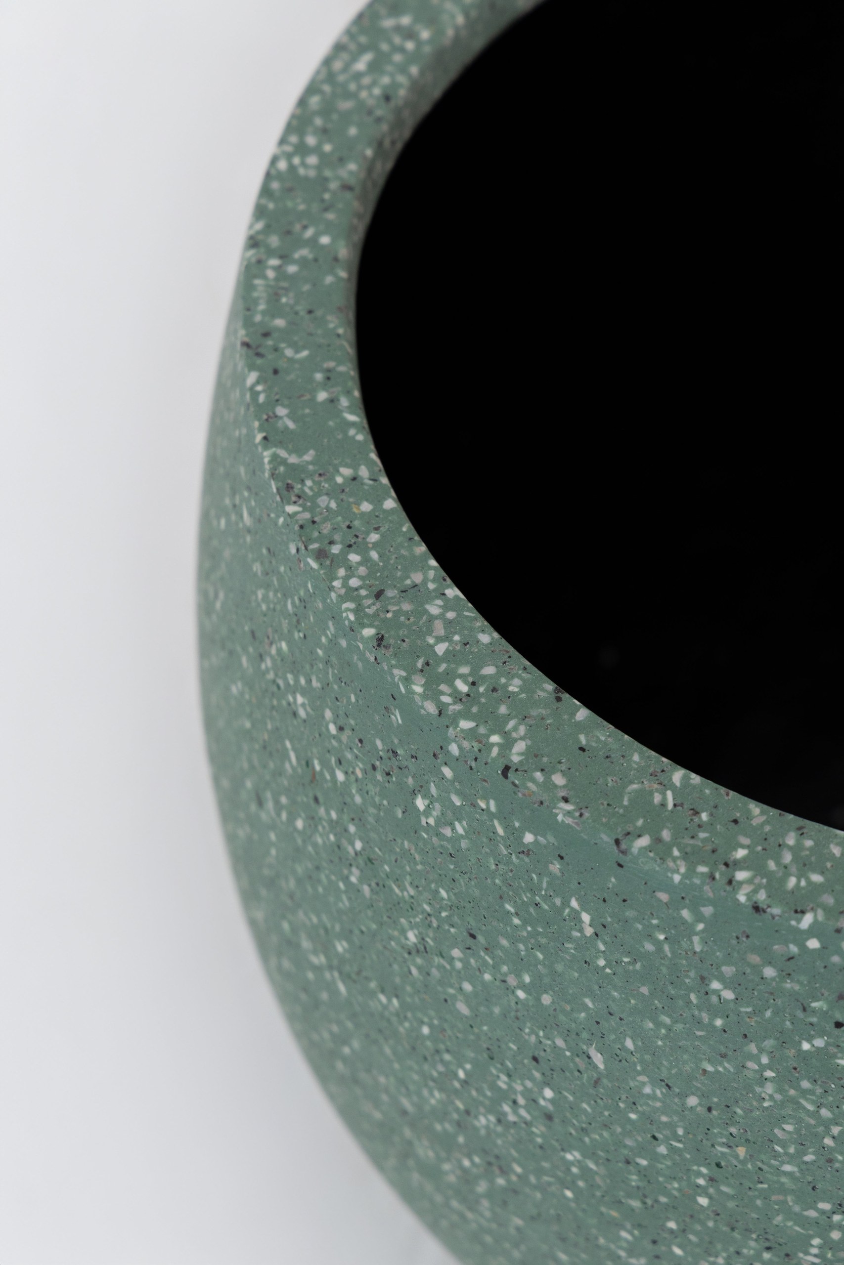 Elva Green Terrazzo Concrete Pot - Image 6