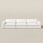 Orvella Off White 3 Seater Sofa
