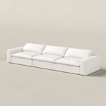 Orvella Off White 3 Seater Sofa