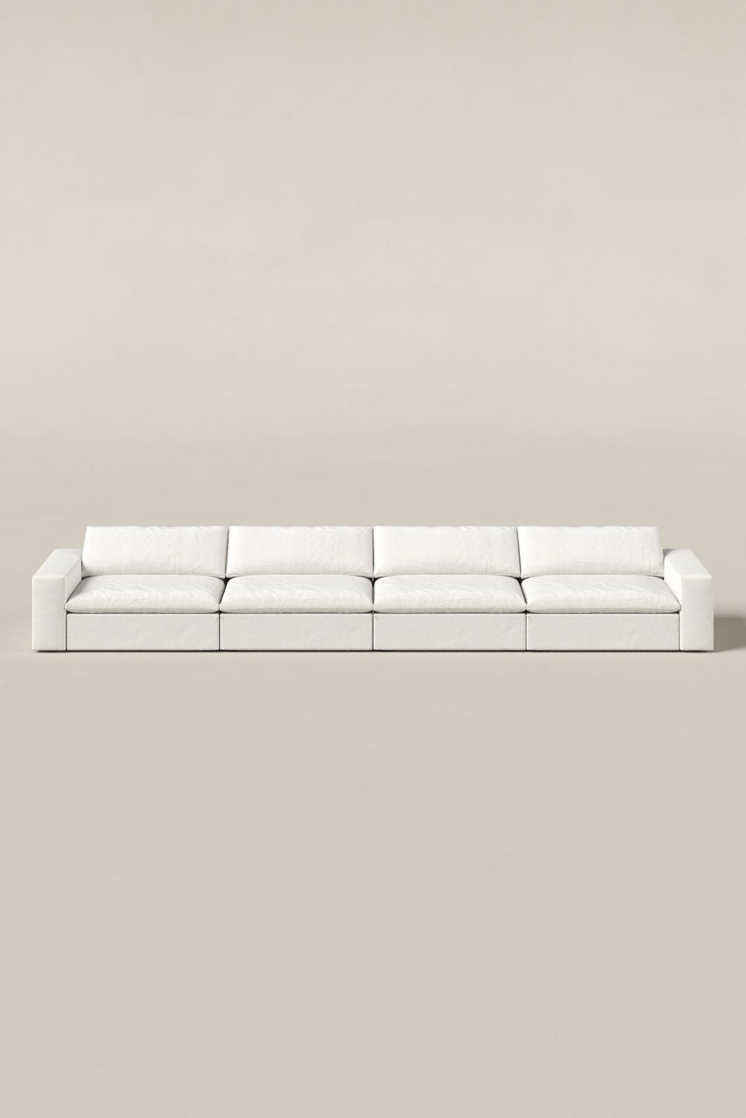Orvella Off White 4 Seater Sofa