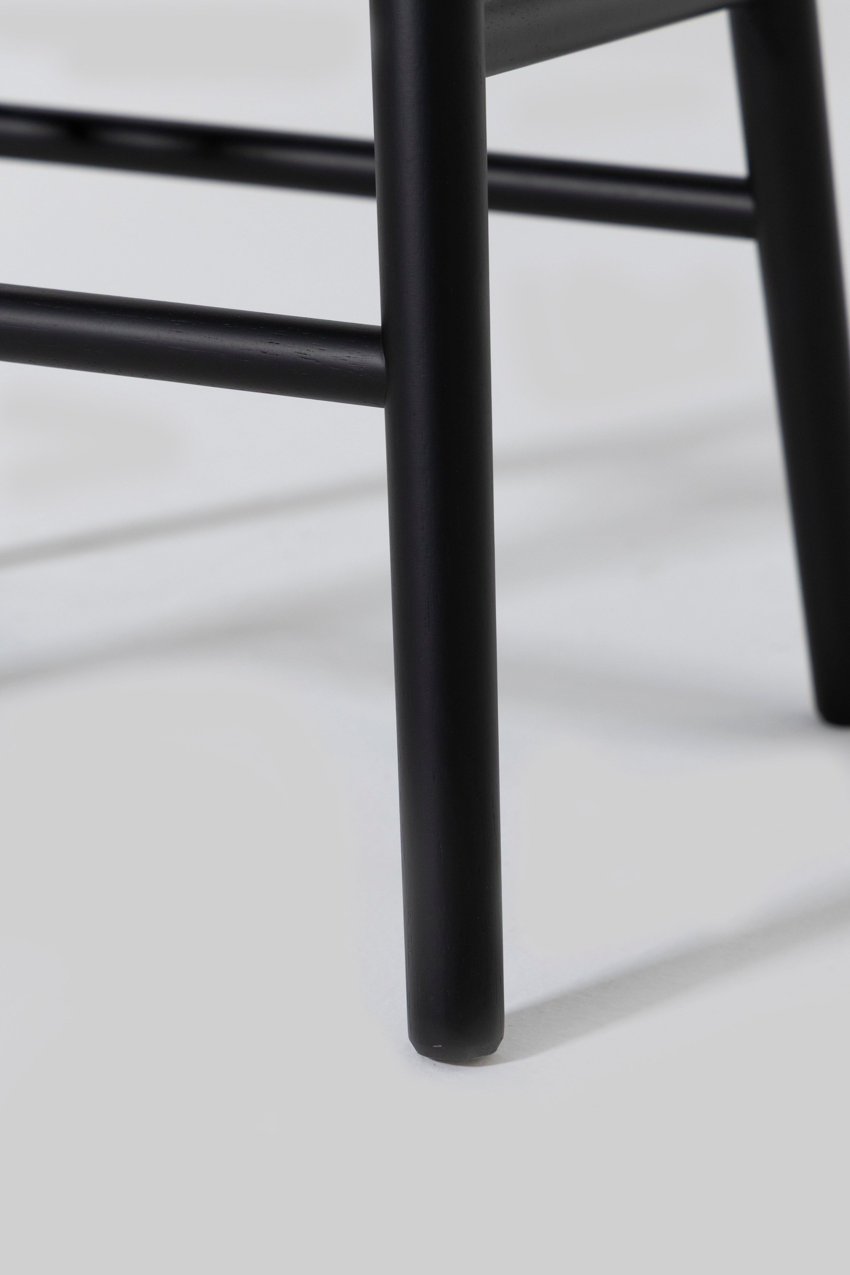 Rivas Black Wood Stool - Image 4