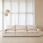 Orvella Light Beige 3 Seater Sofa