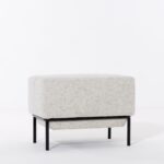 Lunis Cream Compact Ottoman